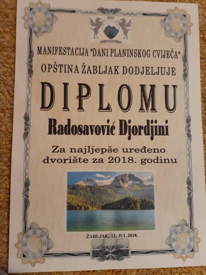 Vila Krismark Žabljak Εξωτερικό φωτογραφία